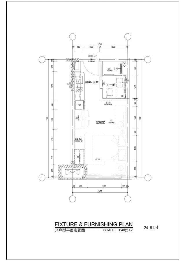 Unit D4 floor plan